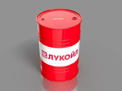 Realistic Lukoi Barrel 3D Model Low-poly 3D model