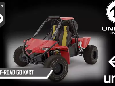 Off Road Go Kart 3D model