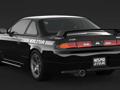 Nissan Silvia S14 270R 3D model