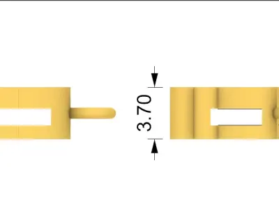 Numbers Charms Numeros lisos y con gemas 3D print model