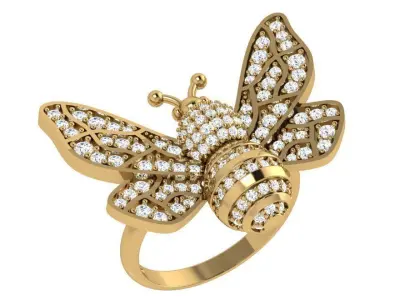 Butterfly Ring 4090 3D print model