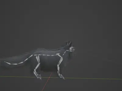 Nebelung Cat 3D model