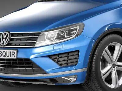 Volkswagen Touareg 2015 3D model