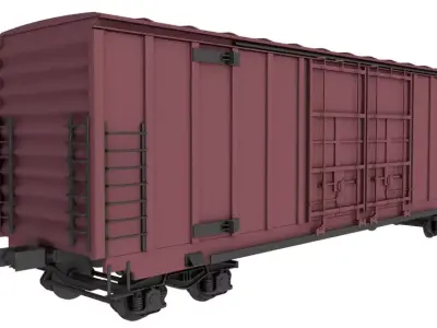 Box Car 3D model