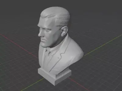 Wernher von Braun 3D print model