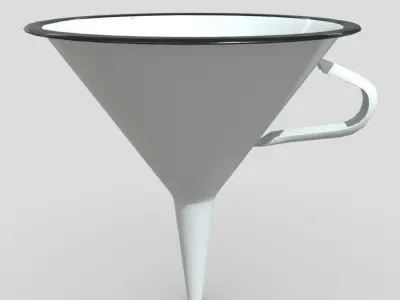 Funnel 4 Low-poly 3D model