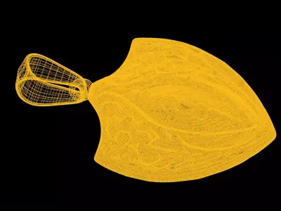 Shield pendant charms - one inch pendant 3D print model