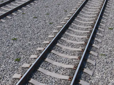 Ultra realistic Railroad 3D model