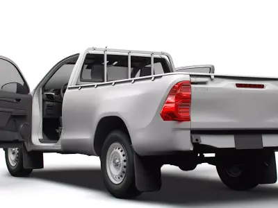 Toyota Hilux RegCab HQInt 2025 3D model