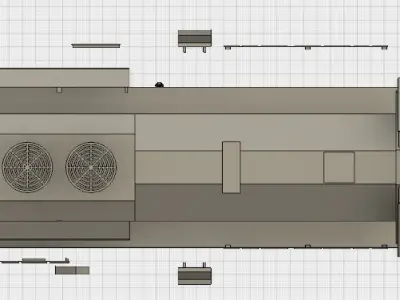 Scale Down Model of WDP4 3D print model