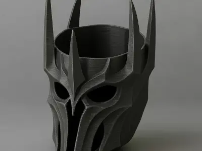 Dark Lords Helmet Sauron candle holder 3D print model