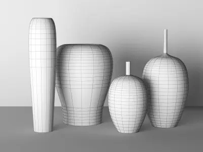 Metal Vase  3D model
