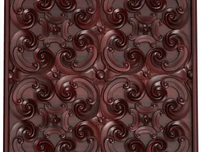 Decorative panel 5 3D model purchase