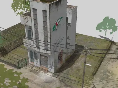 2 Marla House Low-poly 3D model