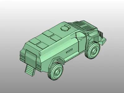 Armoured Car - 1st WIN 3D model