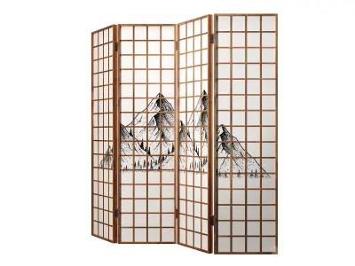 Panel Solid Wood GZ-M1001 3D model