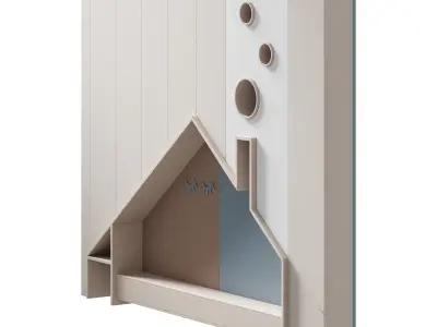 Kids wall panell 16 3D model