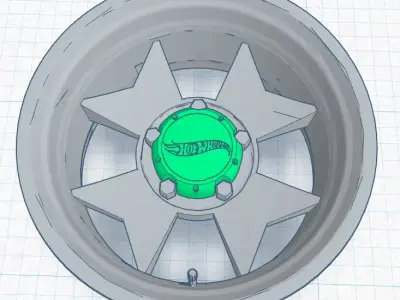 Maltese Cross Rims 3D print model