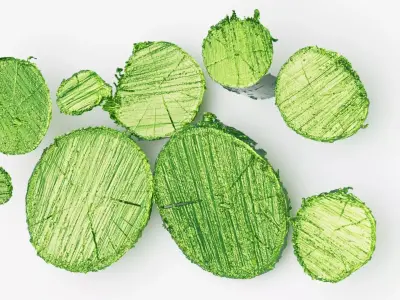  Firewood log tops 3d scan 3D model