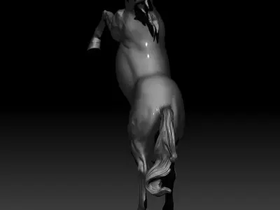horse 3d model 3D print model 3D print model