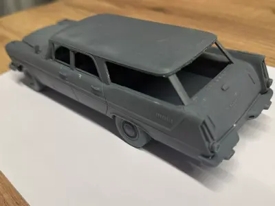 Plymouth Sport Suburban 1958 3D print model