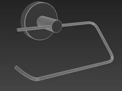 Begonia Paper Holder Capless 3D model