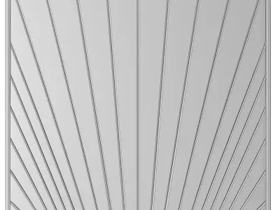 Wall Panel 3d model Low-poly 3D model 5