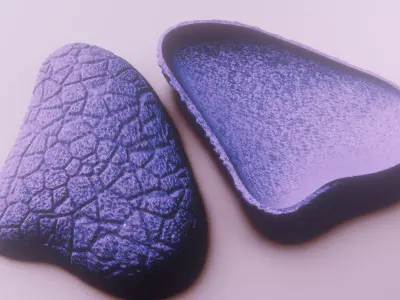 Realistic Decorative Oyster Shell vol 10 3D print model