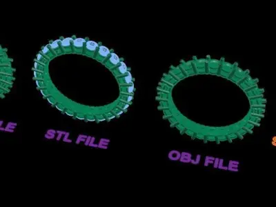 Dainty Infinity Diamond band 2mm Size3 3D print model