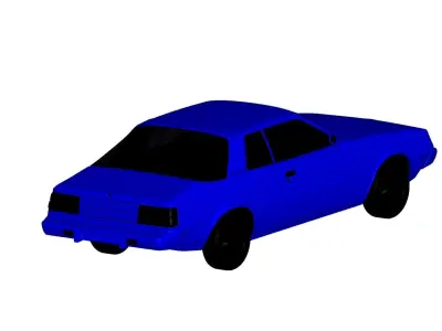 Dodge Challenger 1977 3D model