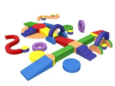 Childrens Building Blocks 3D model