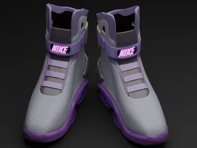 Nike air mag - Purple Edition 3D model
