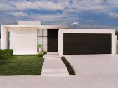 casa branca 3D model