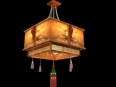 Chinese  palace  lantern  3D model