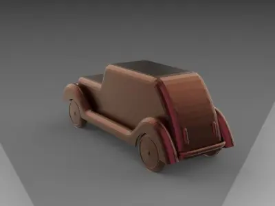 luxurious-toy-car 3D model