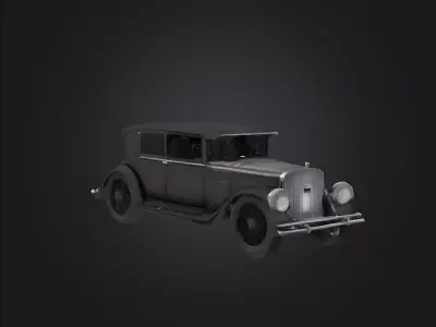 Vintage Classic car 3d model 3D model