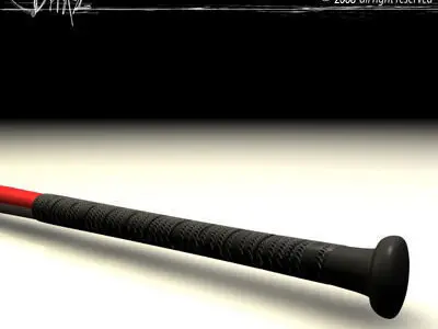 Baseball bat 3D model