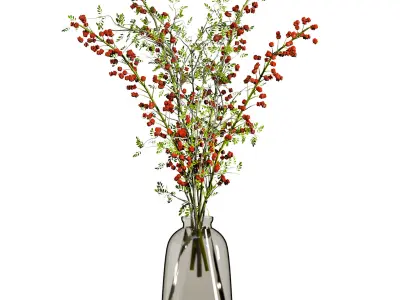 bouquet set 3D model 3