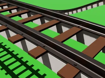 Rollercoaster Configurable - Montanha Russa 3D model