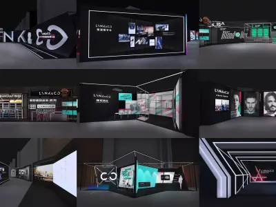 Exposition Low-poly 3D model purchase