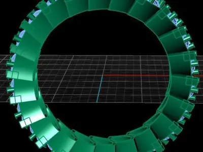 Leaf Shaped Luxury Full Round Diamond Ring 3D print model