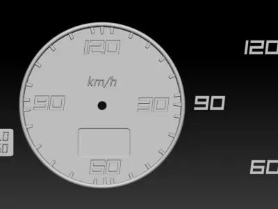 Reloj - Clock Velocimetro Free 3D print model