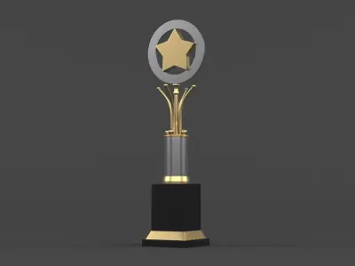 Trophy Cups 3D model 3