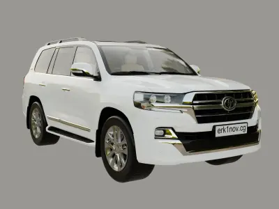 Land cruiser 200 Low-poly 3D model