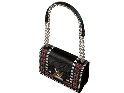 Louis Vuitton Bag Twist Epi Rock N Roll Black 3D model