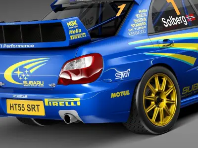Subaru Impreza STi WRC 2004 3D model
