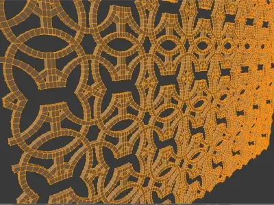 Arabian Ornament Pattern Collection 3D model