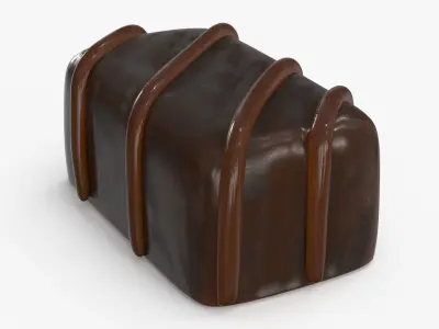 Chocolate Candy v2 Low-poly 3D model