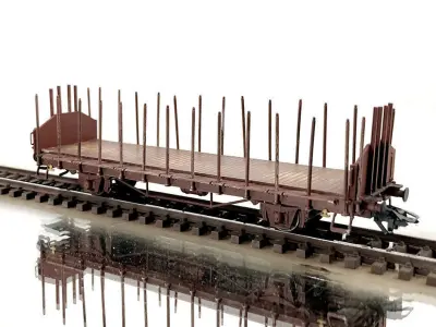 ROLLS-0027 Swedish SJ Litt Oe Stake Car H0-scale 3D print model