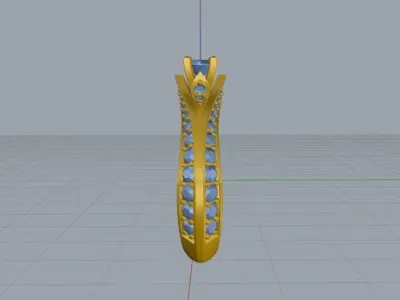 Ring jewelery 3D print model